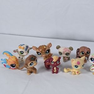 Littlest pet shop tattooed figures
